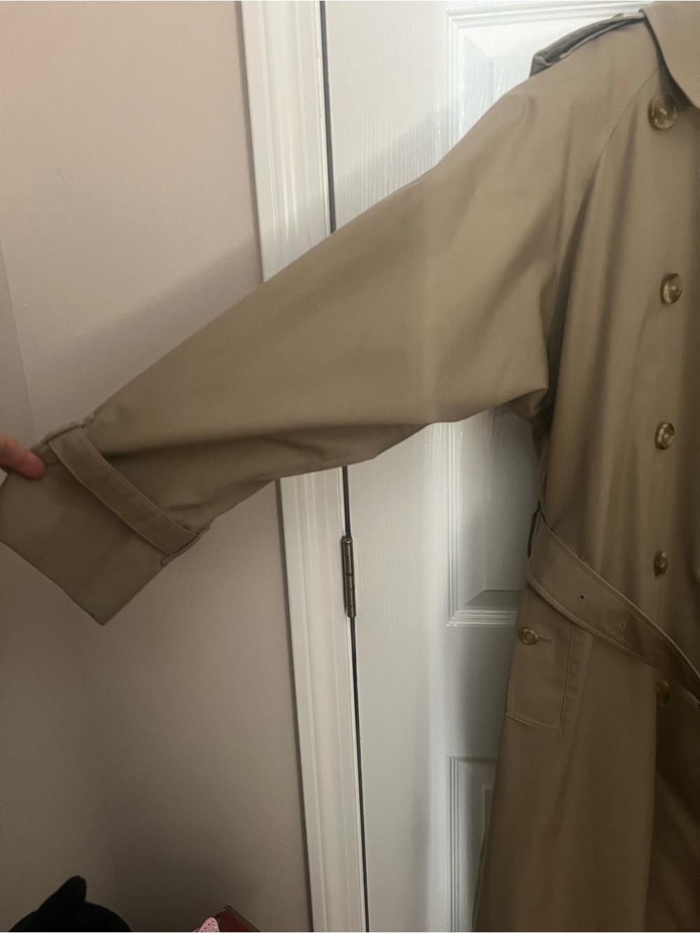 Pristine Grail: Vintage Burberrys XLONG Trench Coat + Wool Liner + Belt - Picture 5 of 15